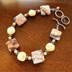 Elegant Stone Beaded Bracelet